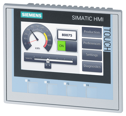 تاچ پنل (HMI) 4 اینچی زیمنس، مدل KTP400 Comfort