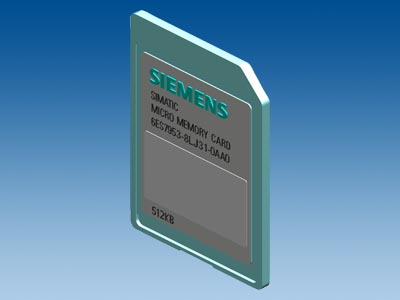 کارت حافظه 512kb سری S7-300 مدل MMC 512KB